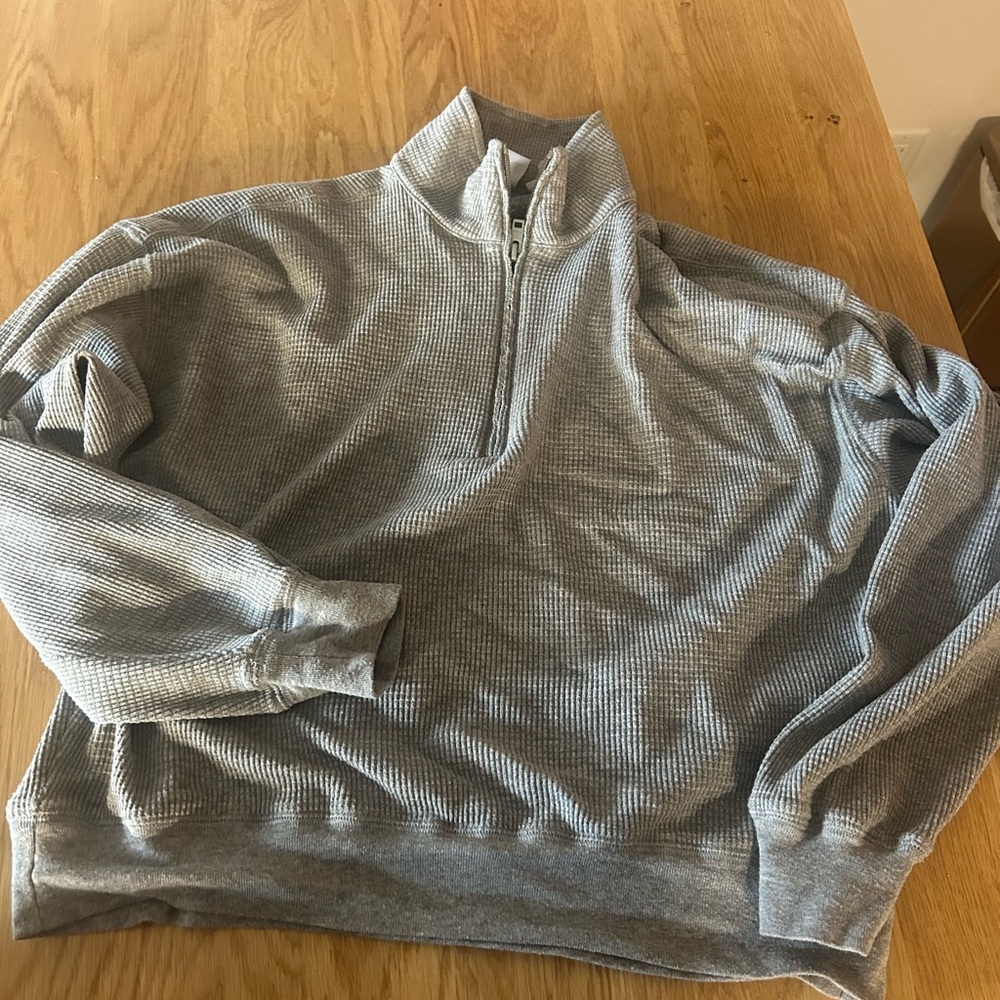Waffle sweater